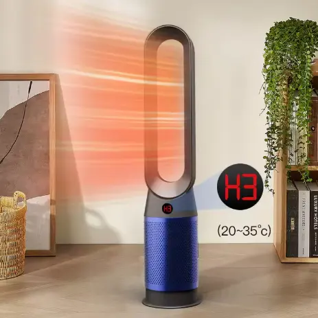 Bladeless Floor Fan With Air Purifier Cooling Heating Bladeless Floor Fan With Air Purifier Cooling Heating